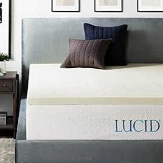 Buy LUCID 2 Inch Ventilated Memory Foam Mattress Topper