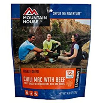 Buy Mountain House Chili Mac with Beef The Best Backpacking Freeze Dried Food