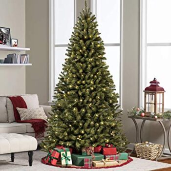 Best Choice Products 6FT Pre-Lit Premium Spruce Hinged Artificial Christmas Tree