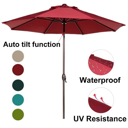 11 Best Patio Umbrella For Wind Reviews Buying Tips 2020