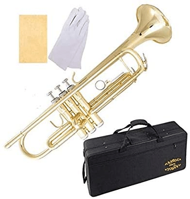 Glory Brass Bb Trumpet With Pro Case +Care Kit