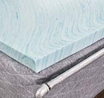 king size memory foam mattress topper