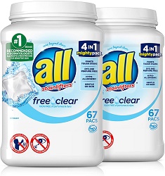 all Mighty Pacs Laundry Detergent